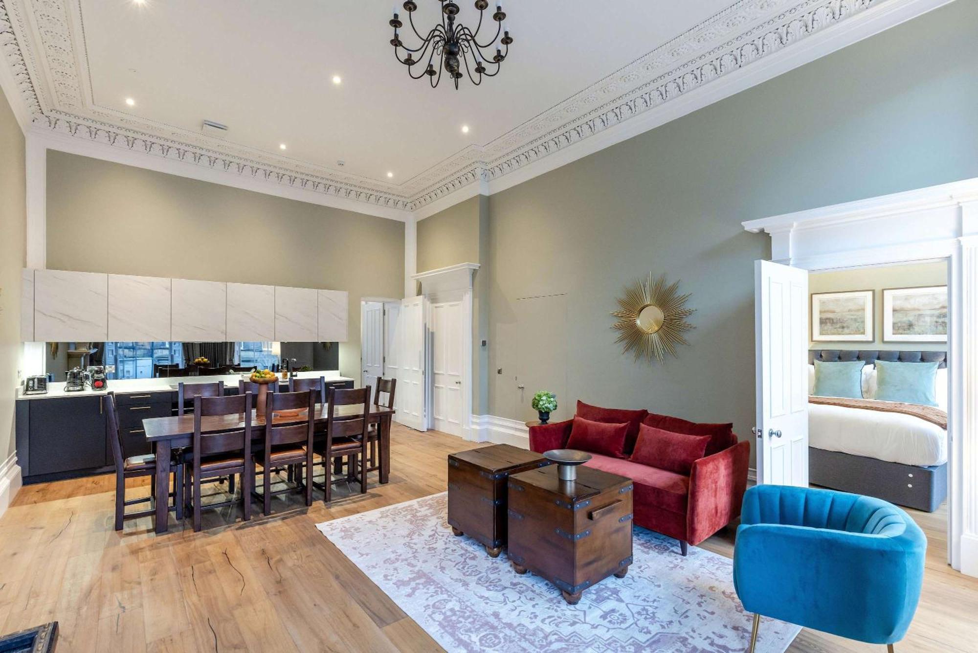 Dragon Suites Luxury Apartments At 9 Albyn Place EDI Eksteriør billede
