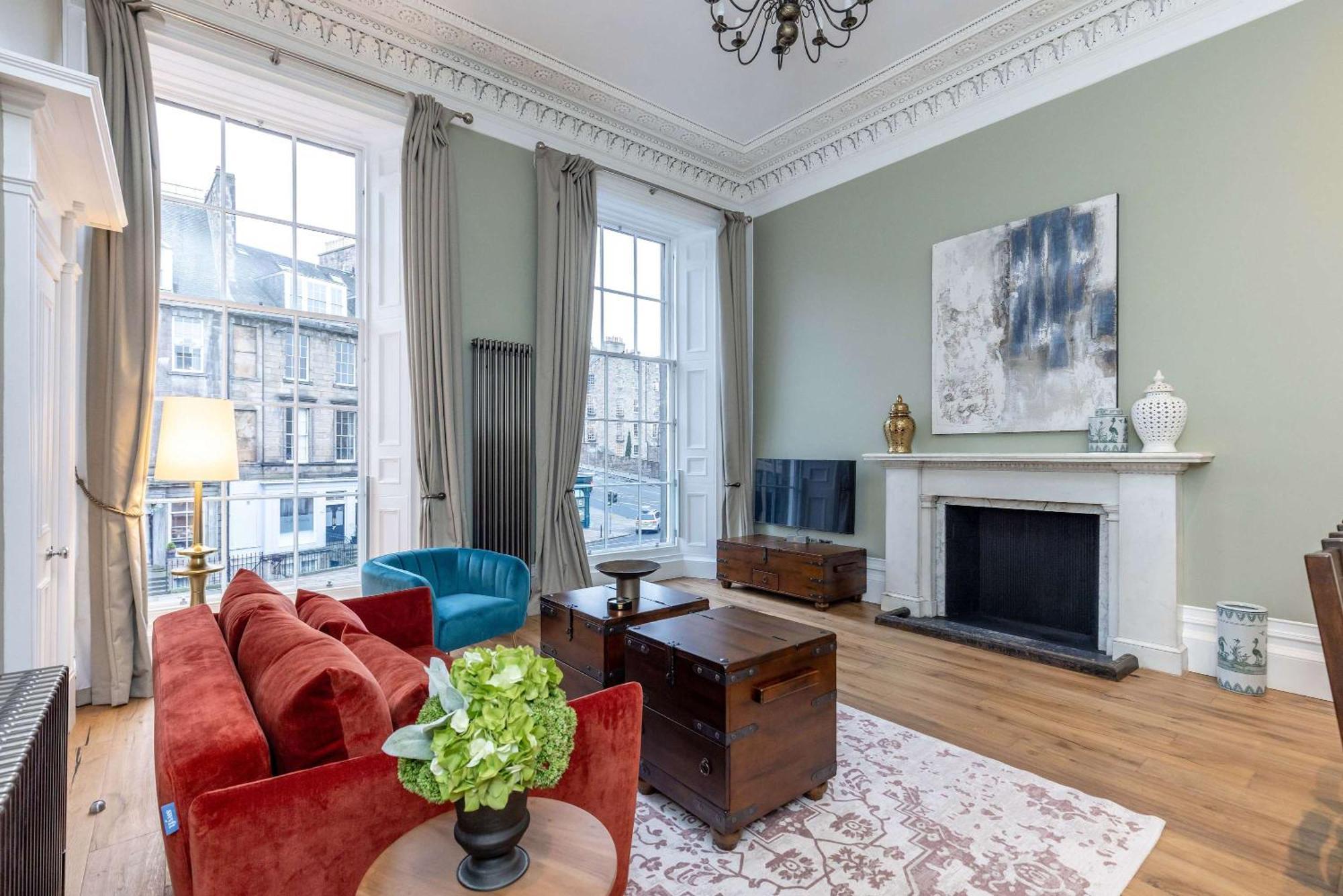 Dragon Suites Luxury Apartments At 9 Albyn Place EDI Eksteriør billede