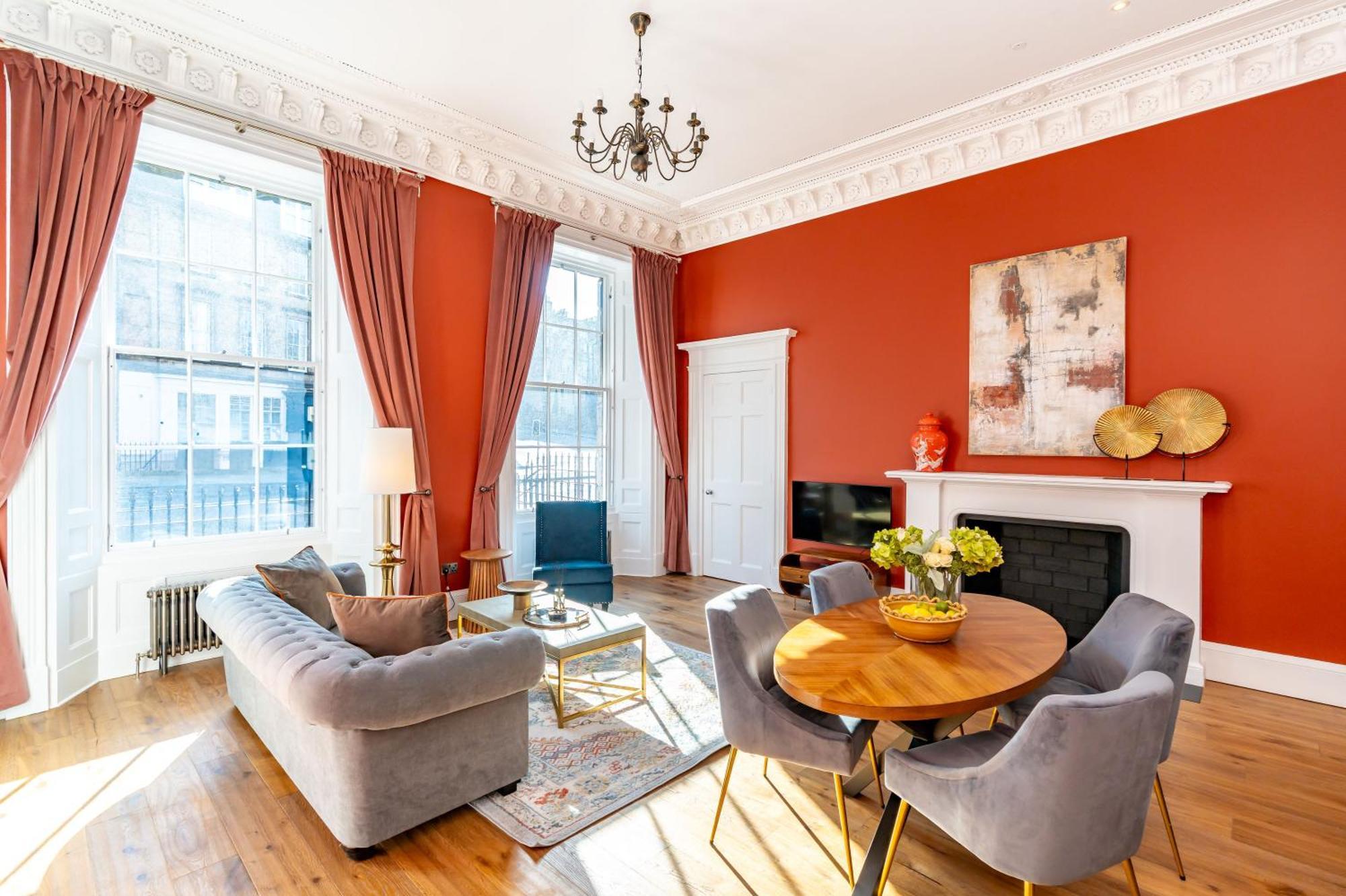 Dragon Suites Luxury Apartments At 9 Albyn Place EDI Eksteriør billede