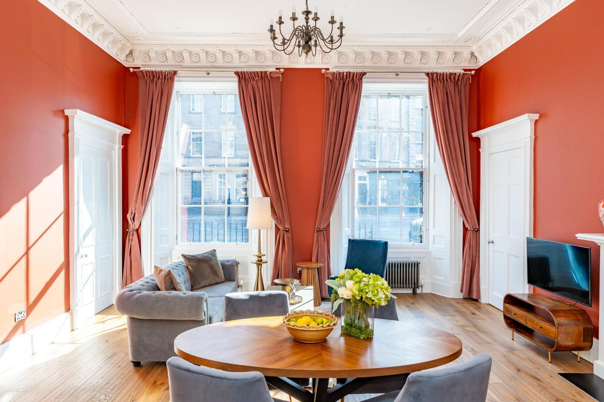Dragon Suites Luxury Apartments At 9 Albyn Place EDI Eksteriør billede