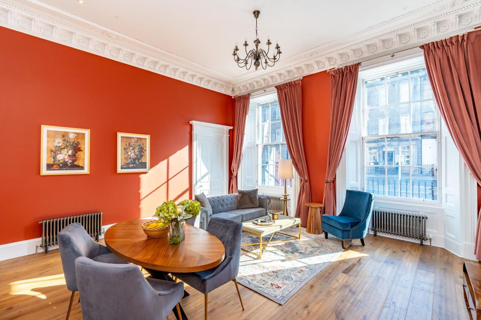 Dragon Suites Luxury Apartments At 9 Albyn Place EDI Eksteriør billede