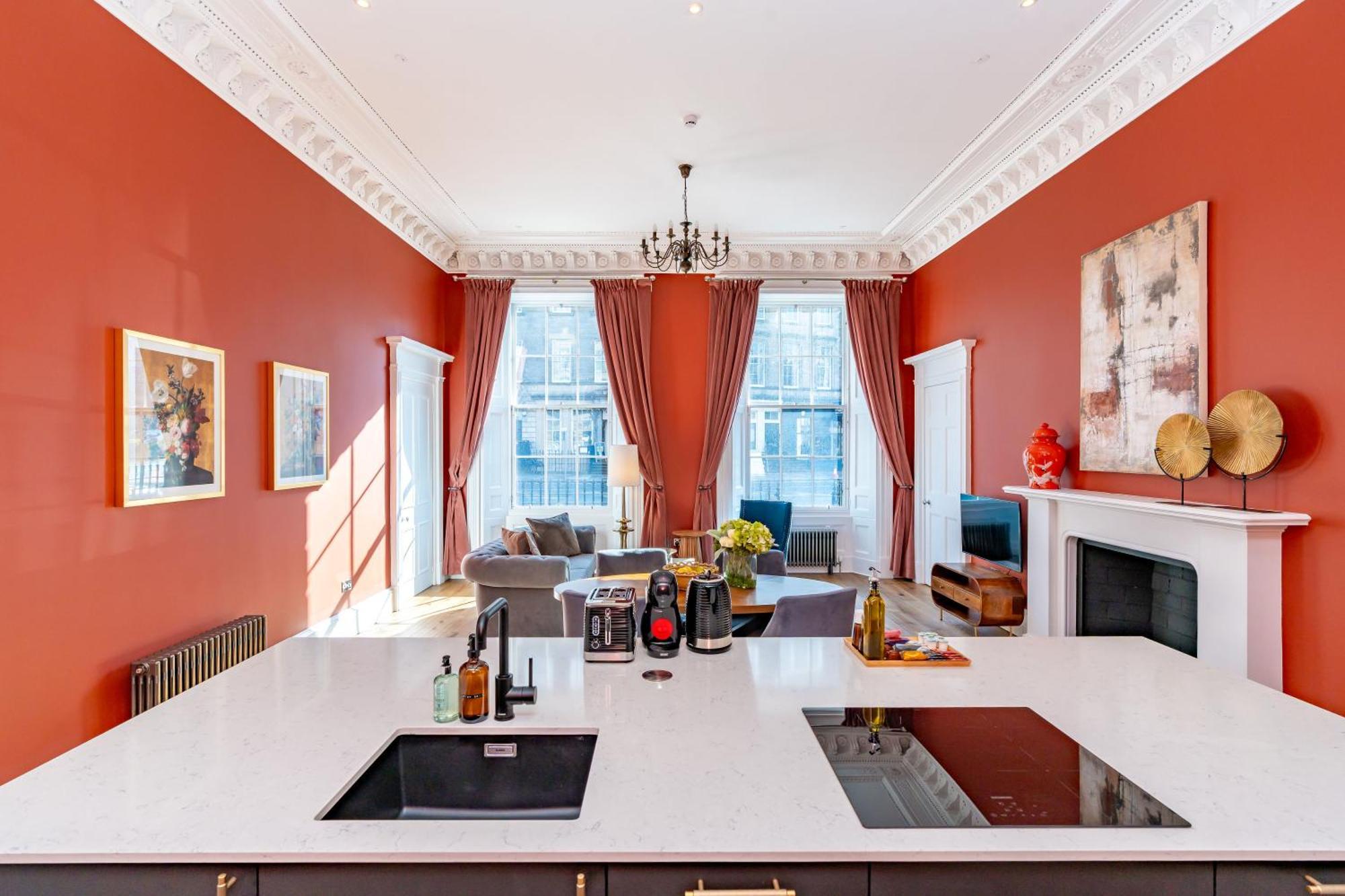 Dragon Suites Luxury Apartments At 9 Albyn Place EDI Eksteriør billede