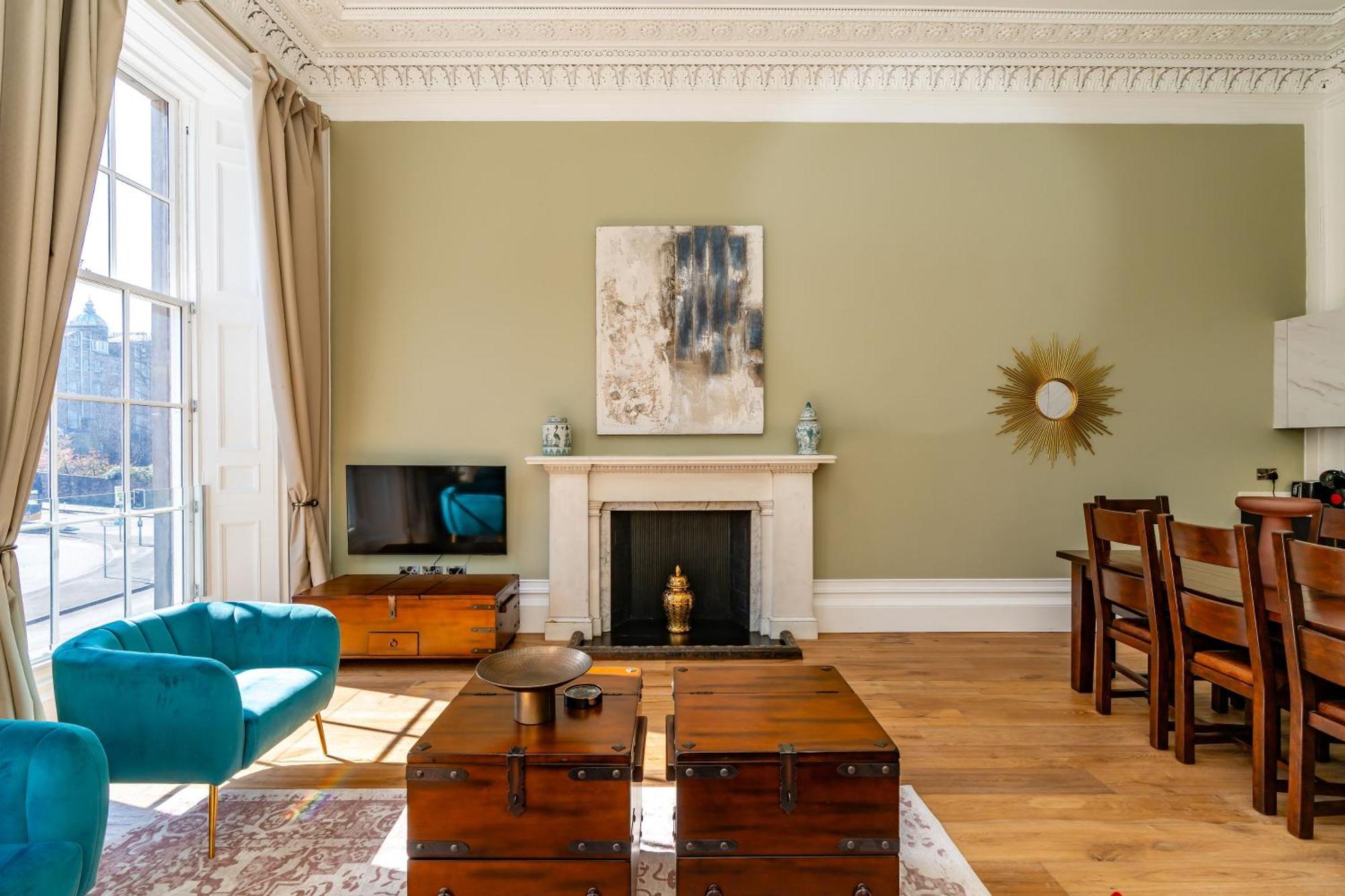 Dragon Suites Luxury Apartments At 9 Albyn Place EDI Eksteriør billede