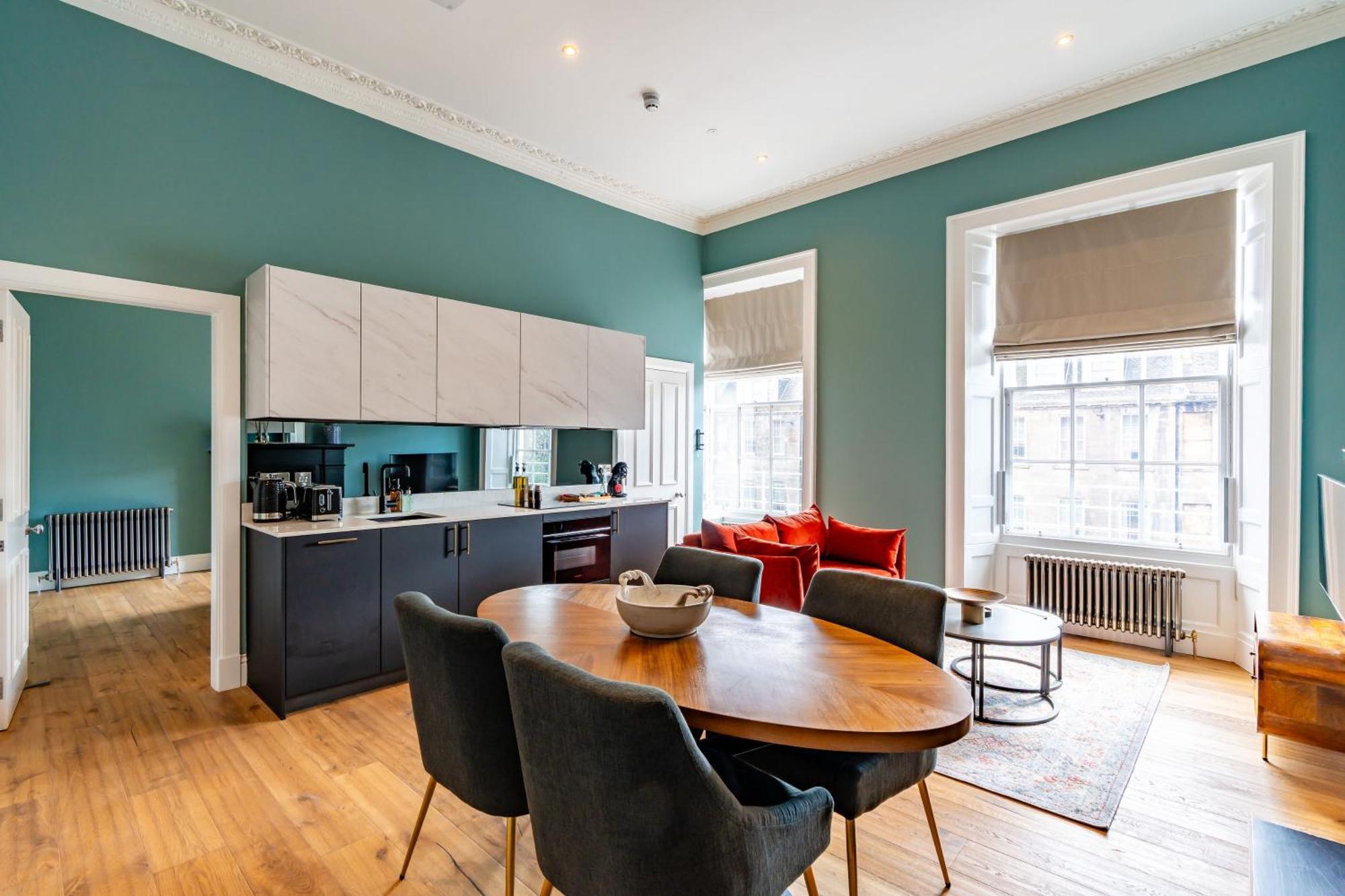 Dragon Suites Luxury Apartments At 9 Albyn Place EDI Eksteriør billede